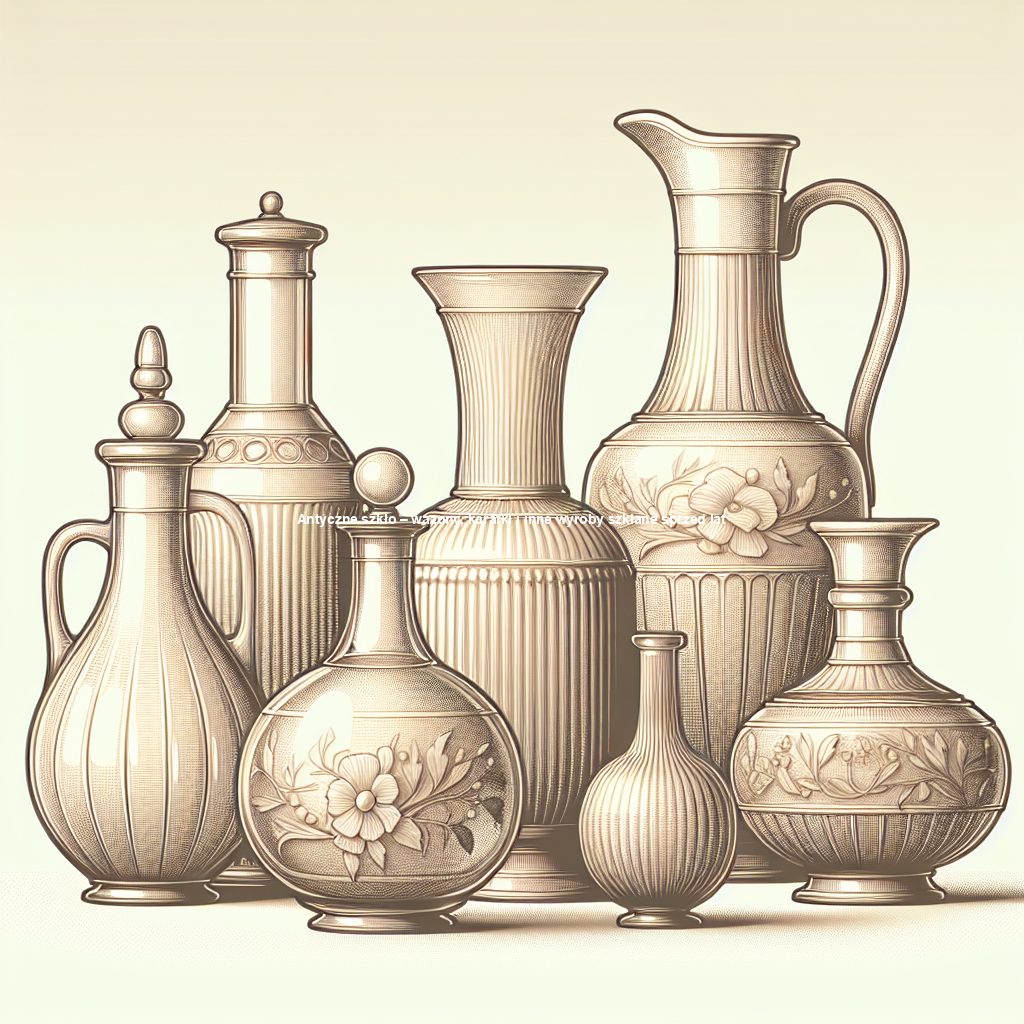 Antyczne szkło – wazony, karafki i inne wyroby szklane sprzed lat