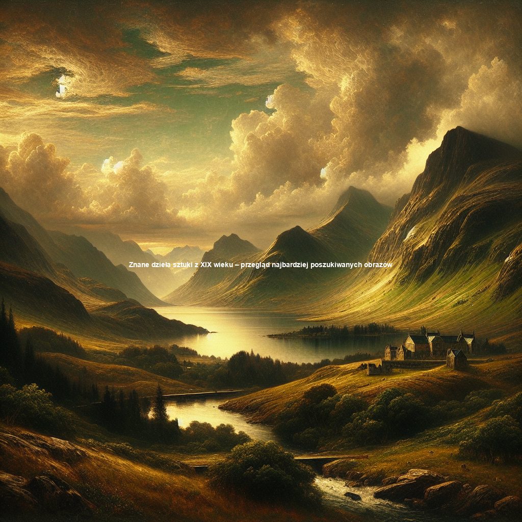 Znane dzieła sztuki z XIX wieku – przegląd najbardziej poszukiwanych obrazów