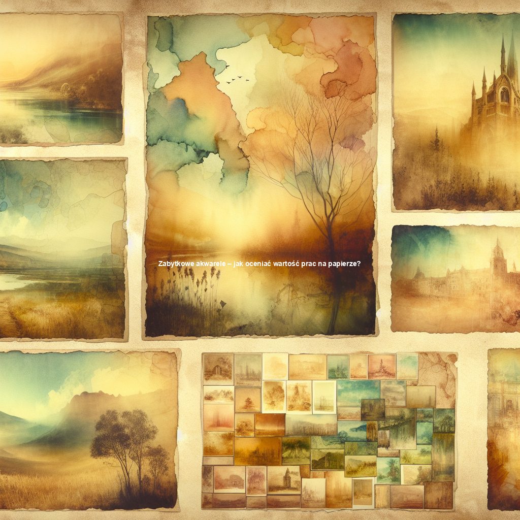 Zabytkowe akwarele – jak oceniać wartość prac na papierze?