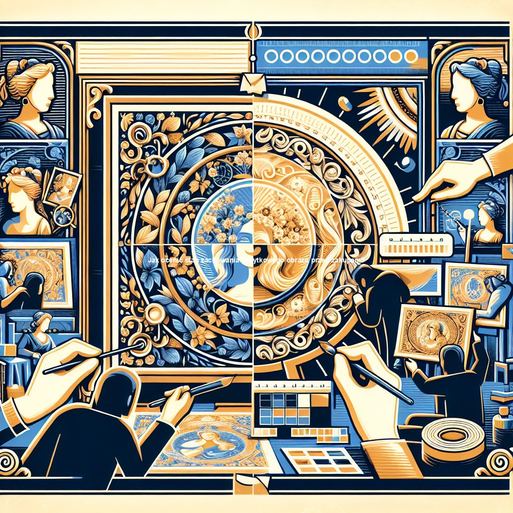 Jak ocenić stan zachowania zabytkowego obrazu przed zakupem?